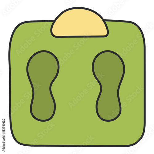 A beautiful design icon of weighing scale

