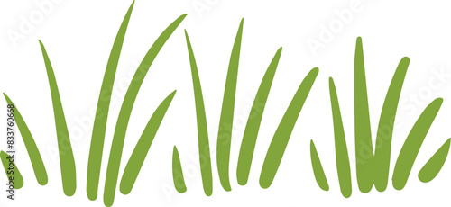 grass cartoon green shrubs bush drawing sketch