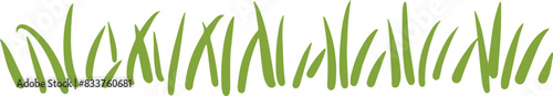grass cartoon green shrubs bush drawing sketch
