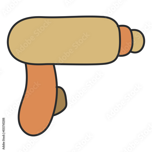 Creative design icon of hair dryer

