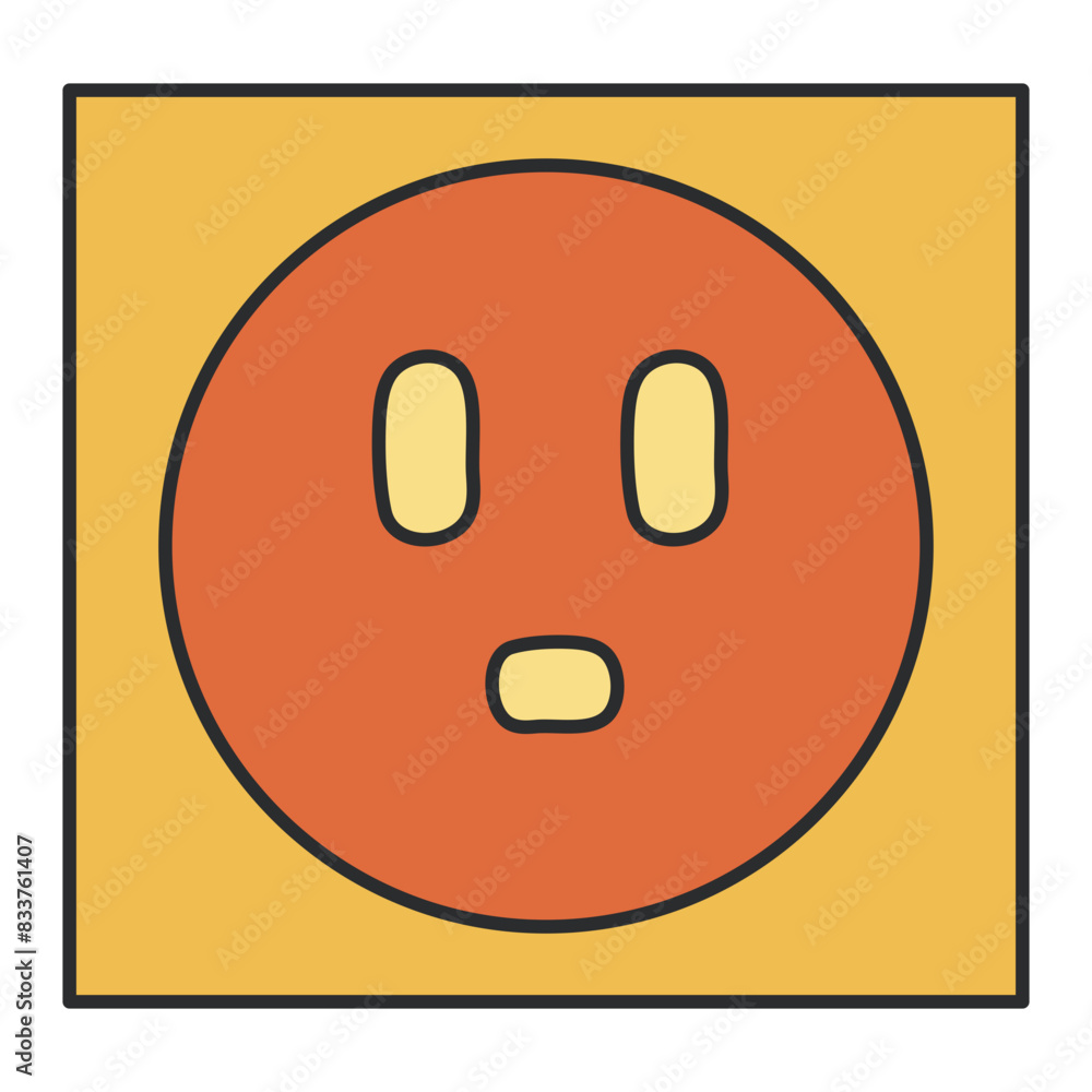 Fototapeta premium A trendy design icon of receptacle