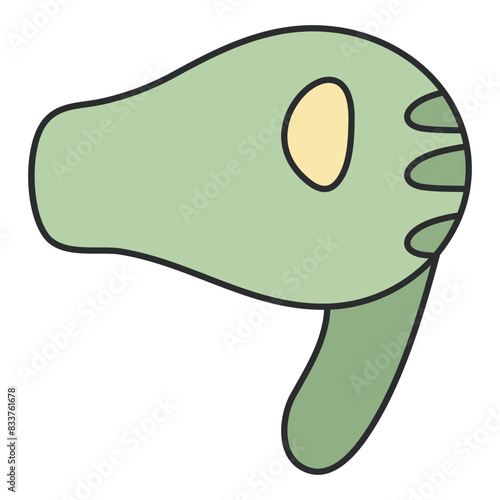 Creative design icon of hairdryer

