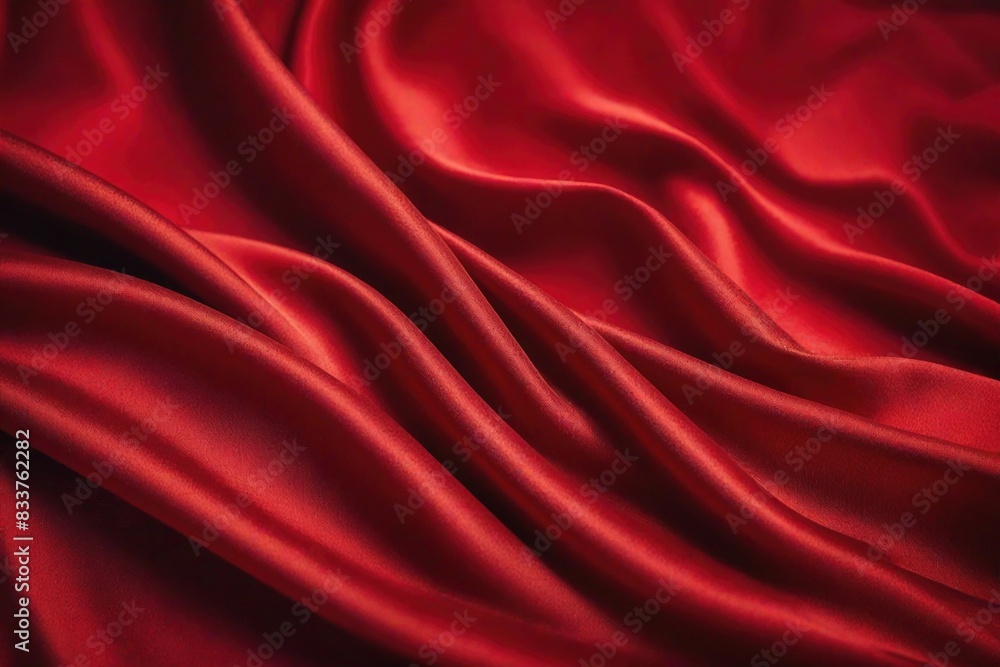 Obraz premium red satin background
