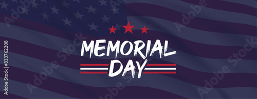 Memorial day, Design for poster, cover, banner, brochure, website and many others purposes. 