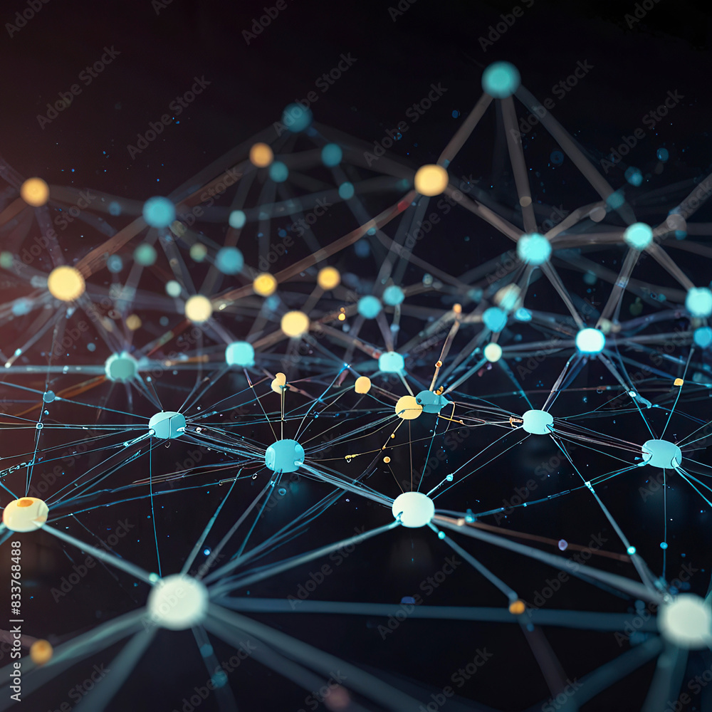 Powered Data Analytics, showcasing a network of interconnected nodes processing vast amounts of data. Powered Data Analytics, showcasing a network of interconnected nodes processing vast amounts of data.