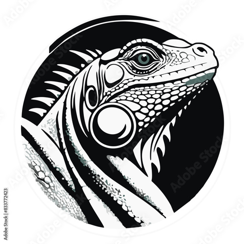 Lizard Luxe Sophisticated Iguana Logos