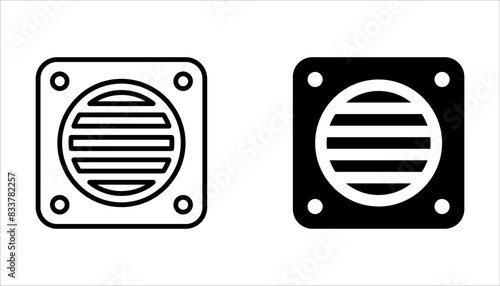 Drain icon set. sewer rain water drainage vector symbol on white background