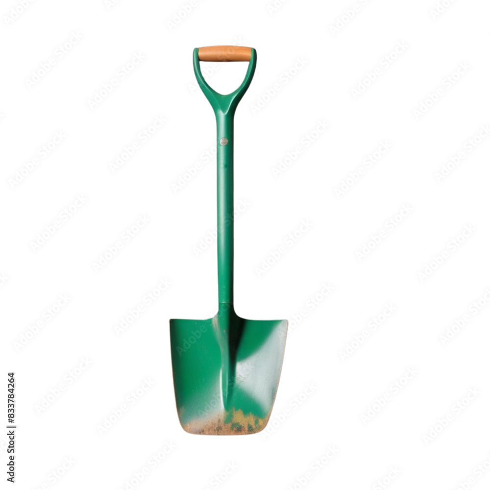 a Garden shovel on Isolated transparent background png. generated with AI a Garden shovel on Isolated transparent background png. generated with AI