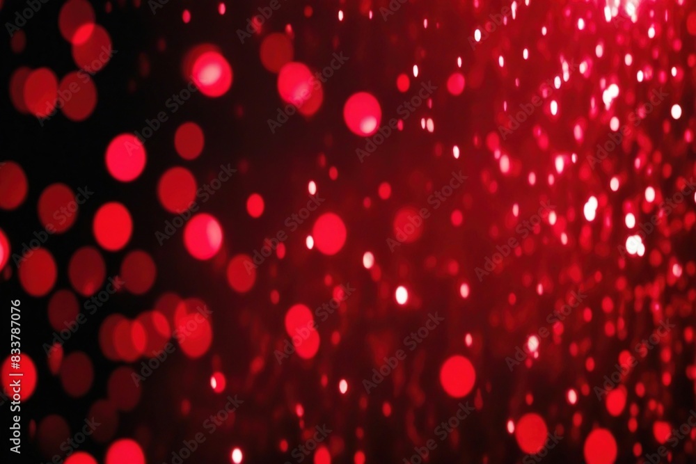 red bokeh background