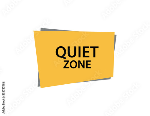quiet zone text