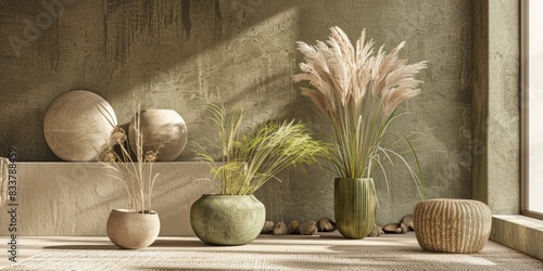 Stylish Interior Design With Plants and Natural Elements