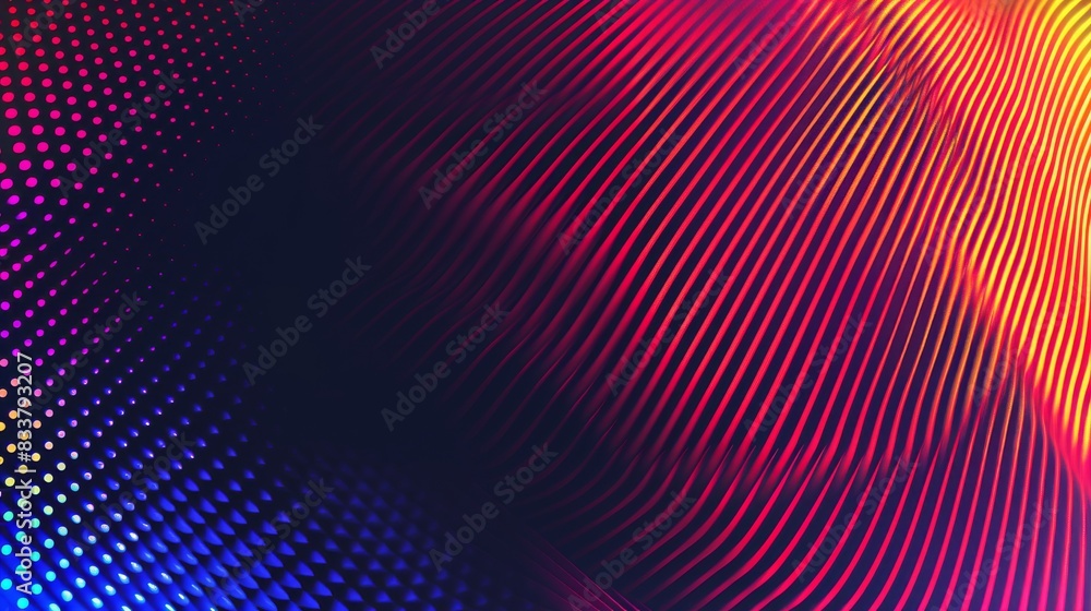 Futuristic Gradient Background with Neon Colors and Holographic Effects Futuristic Gradient Background with Neon Colors and Holographic Effects