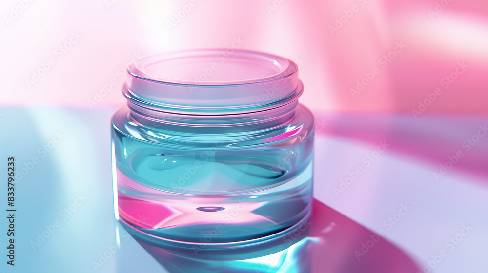 Skincare cosmetics close up mockup on a beautiful natural background Skincare cosmetics close up mockup on a beautiful natural background