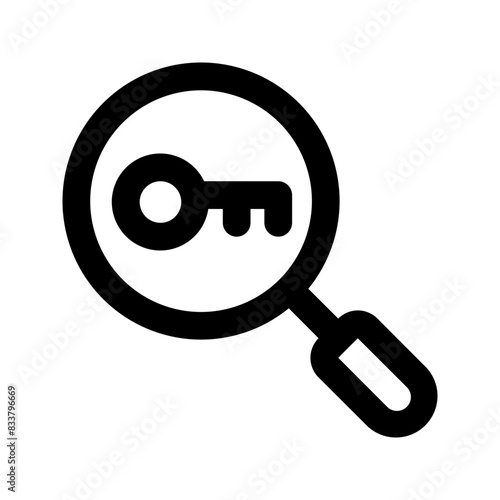 keyword line icon