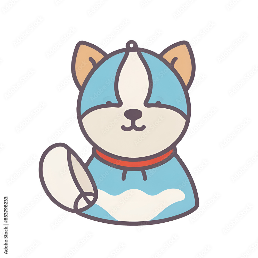 Transparent dog, dog wearing work clothes, simple icon, cute dog and can be used easily and conveniently. Transparent dog, dog wearing work clothes, simple icon, cute dog and can be used easily and conveniently.