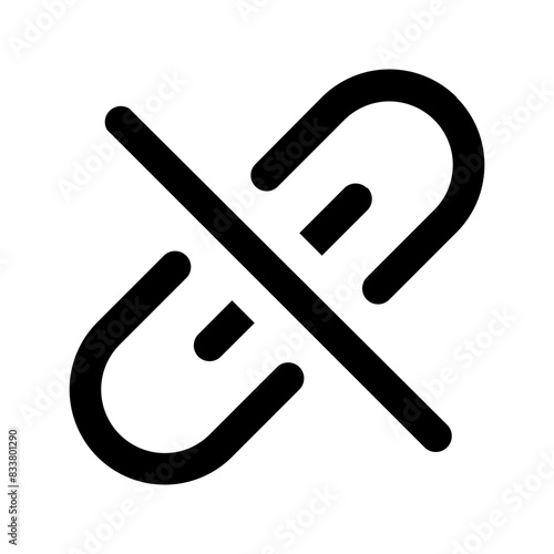 unlink glyph icon