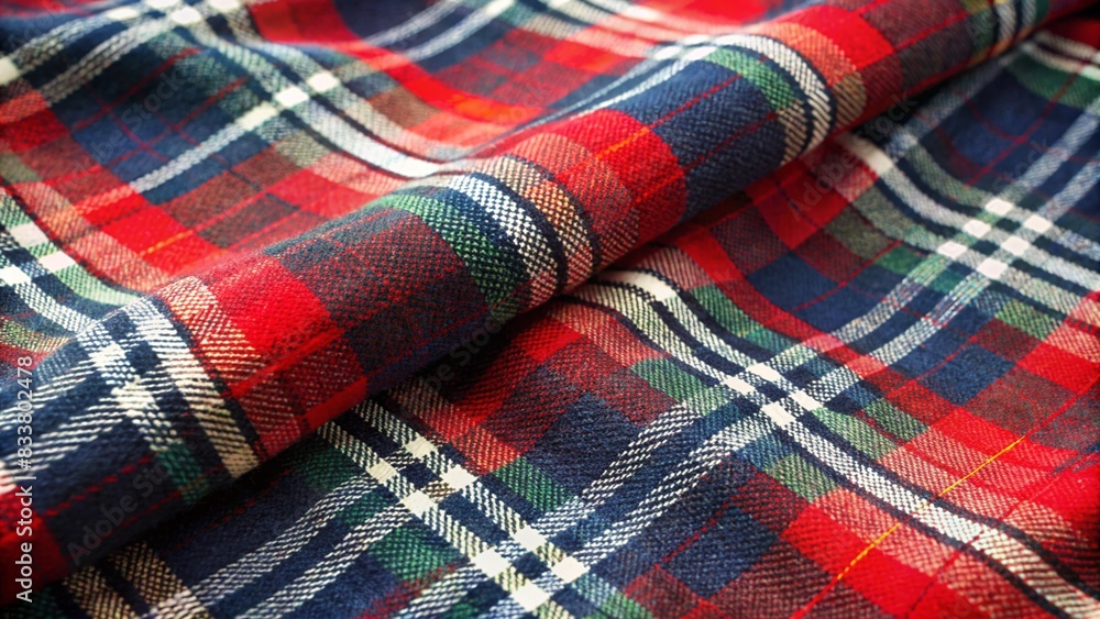 plaid fabric background. plaid fabric background.