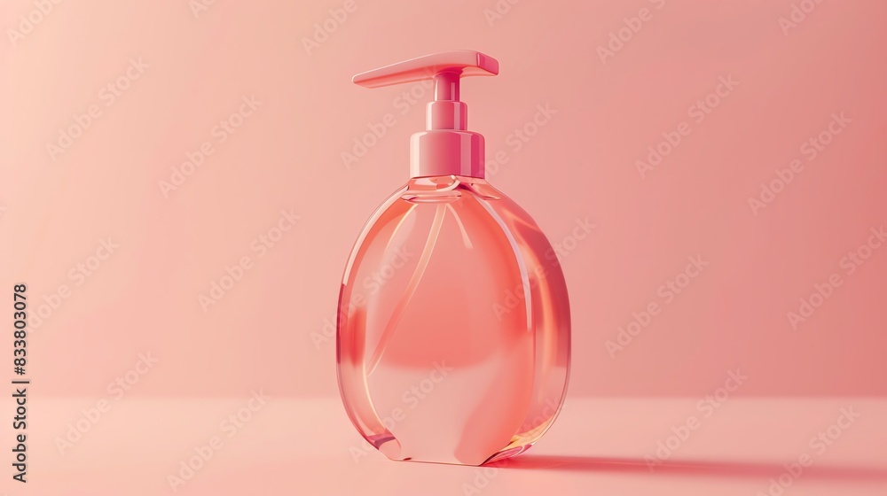 A detailed render of a nail polish remover bottle A detailed render of a nail polish remover bottle