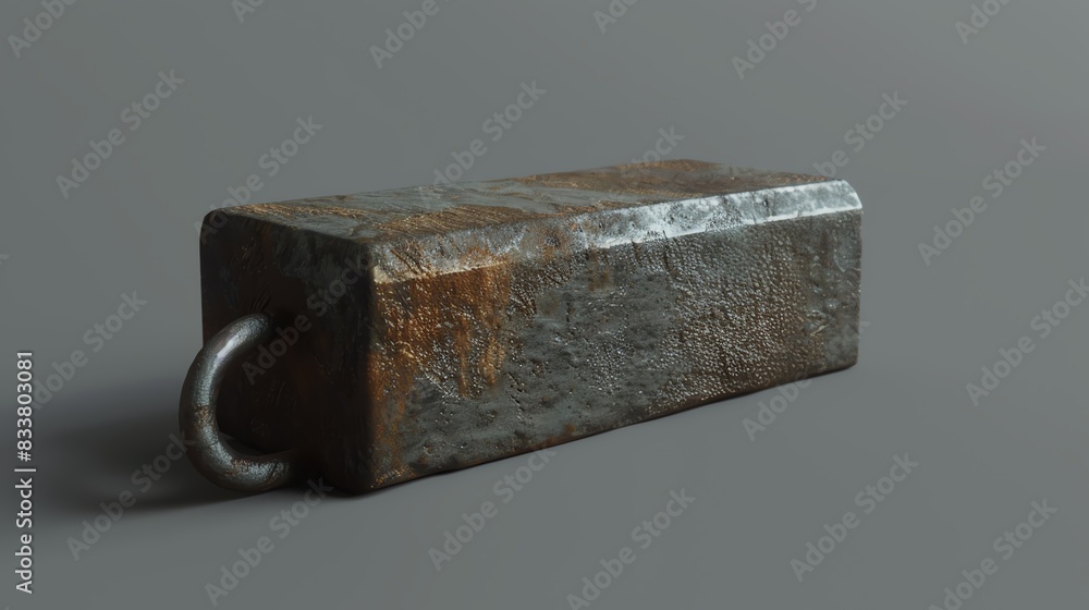 A detailed render of a nail buffer block A detailed render of a nail buffer block