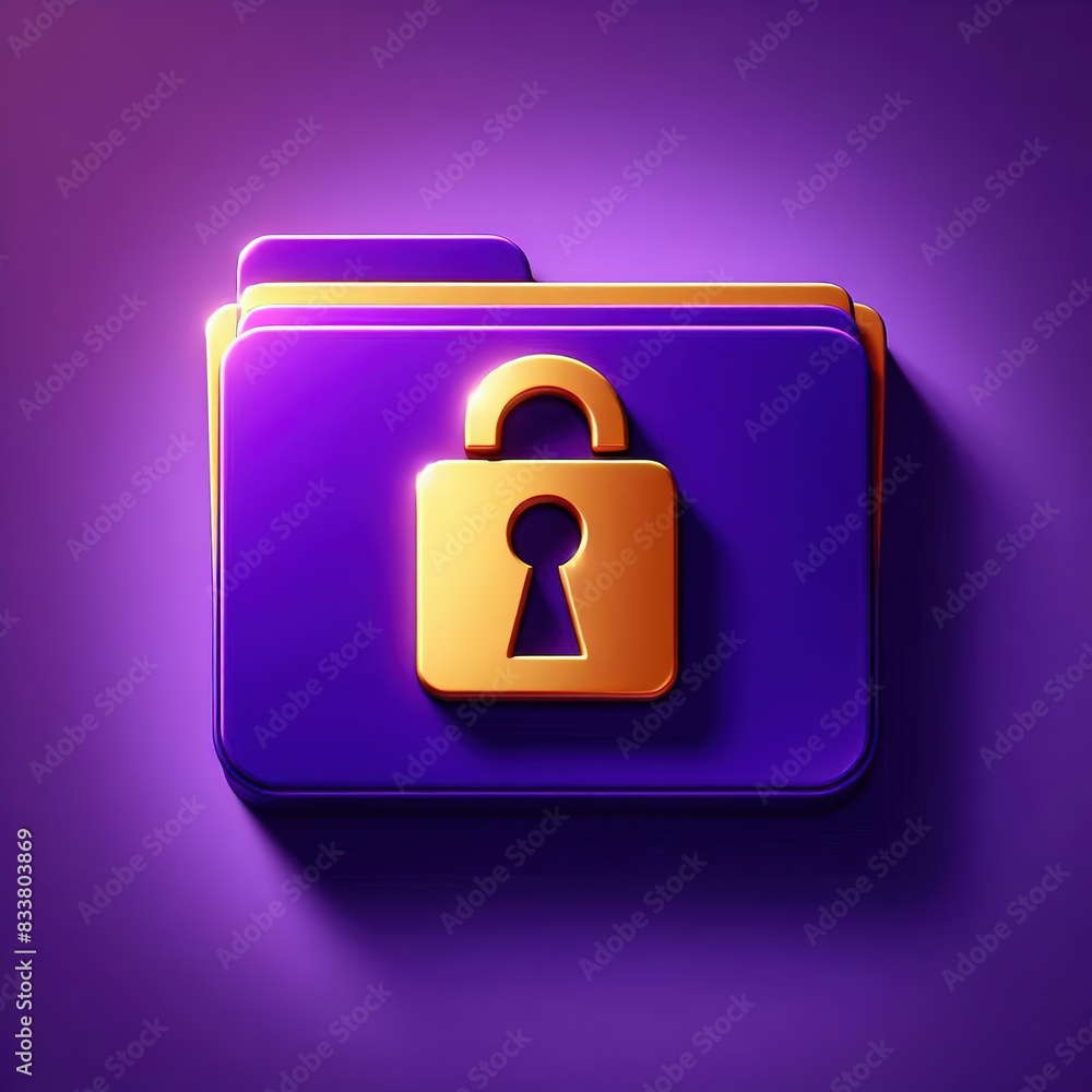 lock icon on button