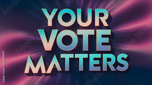 Wallpaper Mural your vote matters Torontodigital.ca