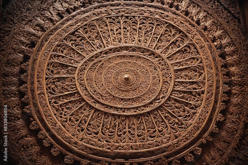 Naklejka premium thai painting