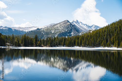 bear lake in the rocky mountains