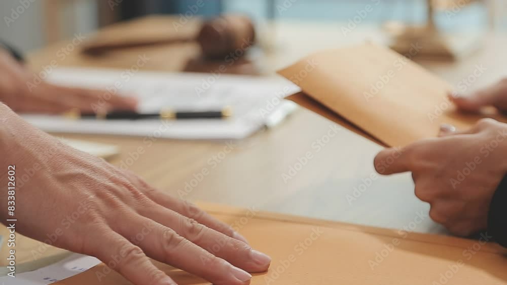 Agreement contract on working desk in office. Law, legal services, advice, Justice concept Agreement contract on working desk in office. Law, legal services, advice, Justice concept