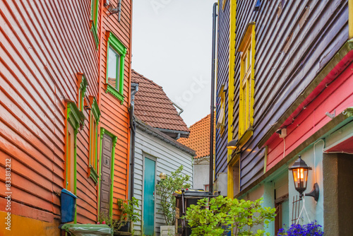 Obraz na płótnie Cityscape of Stavanver (Norway) w salonie