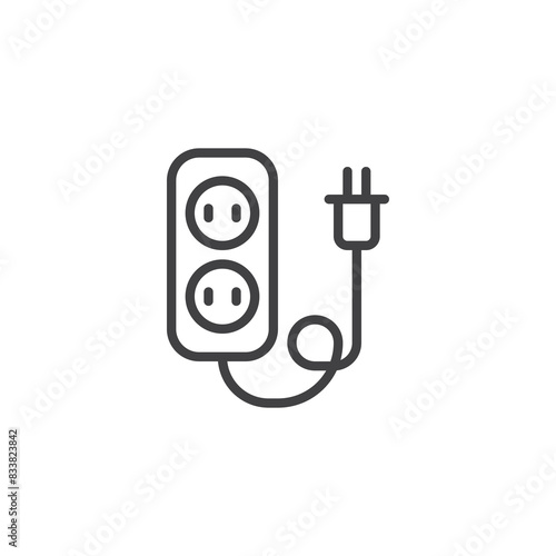 Extension Cord line icon
