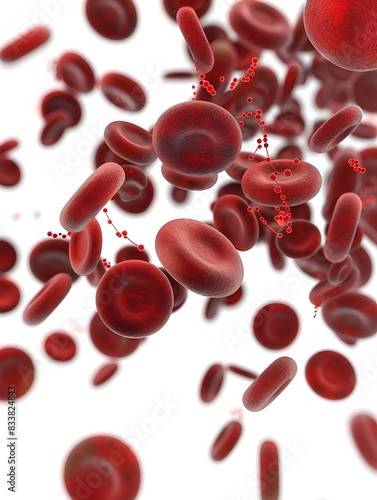 Red Blood Cells Interacting with Hormones in an Isolated Conceptual