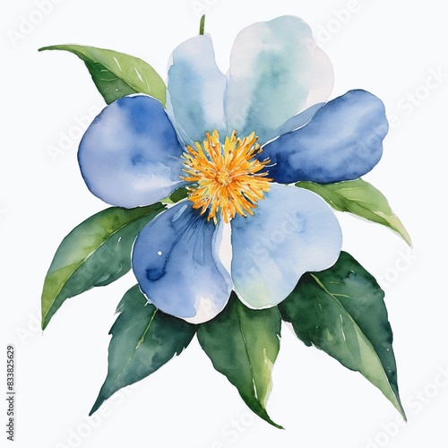 blue hydrangea flower