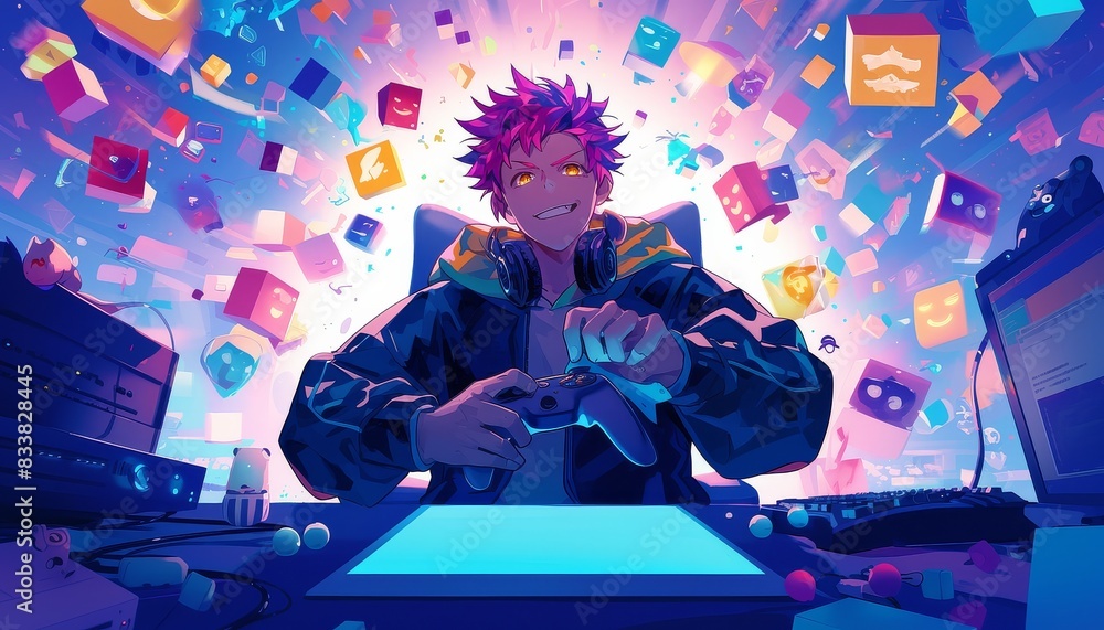 Anime Streamer Background Anime Streamer Background