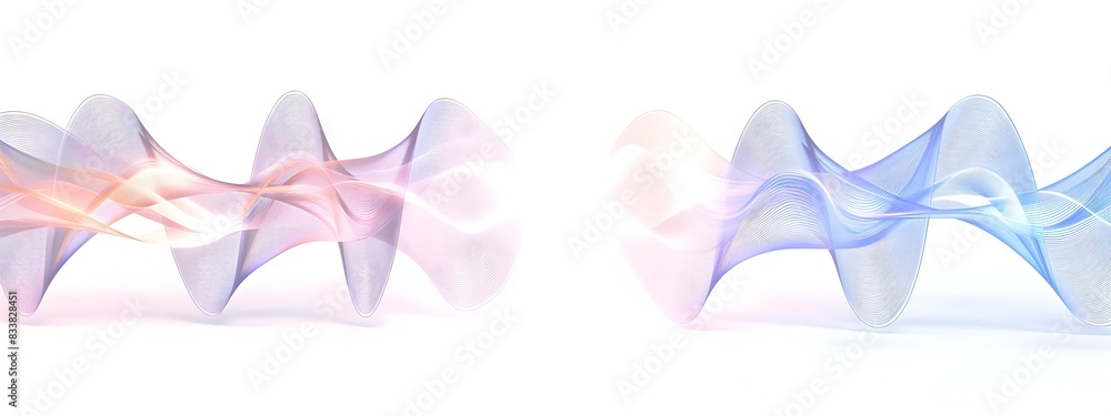 Captivating Interference Fringes Ethereal Light Wave Patterns in Vibrant Pastel Shades Captivating Interference Fringes Ethereal Light Wave Patterns in Vibrant Pastel Shades
