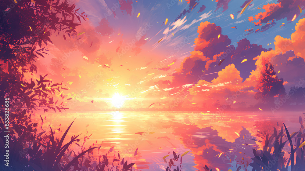 beautiful aerial view amazing nature sunrise beautiful aerial view amazing nature sunrise