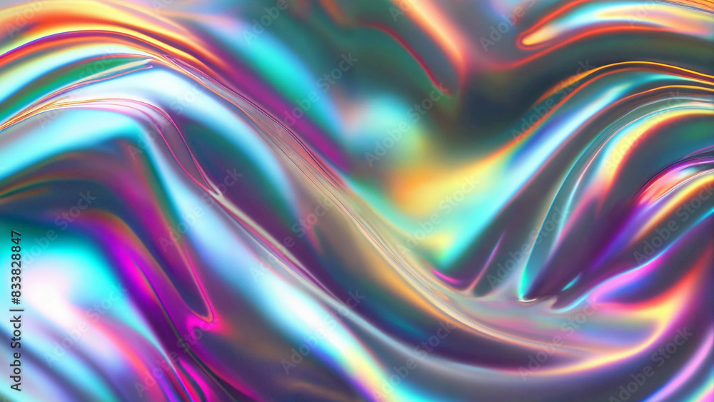 Abstract trendy holographic background. Real texture, with copyspace, 16:9, 300dpi Abstract trendy holographic background. Real texture, with copyspace, 16:9, 300dpi