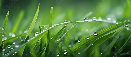 Macro photo of water drops ...