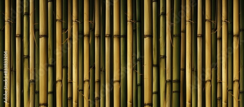 Patterned bamboo backdrop w...