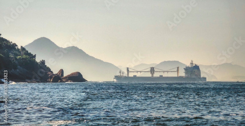 Fotografija Sugarloaf Mountain Boat Rio de Janeiro approximate detail fishing health cable c