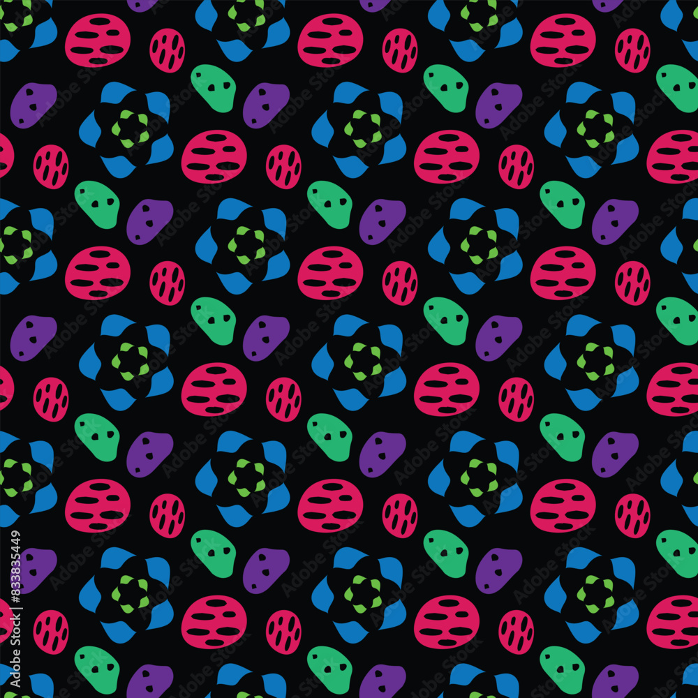 Polka Dots Seamless Vector Pattern Design Polka Dots Seamless Vector Pattern Design
