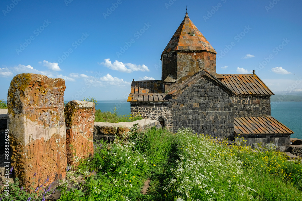 Sevanavank Monastery is a monastic complex located on a peninsula at the northwestern shore of Lake Sevan in Sevan, Armenia.