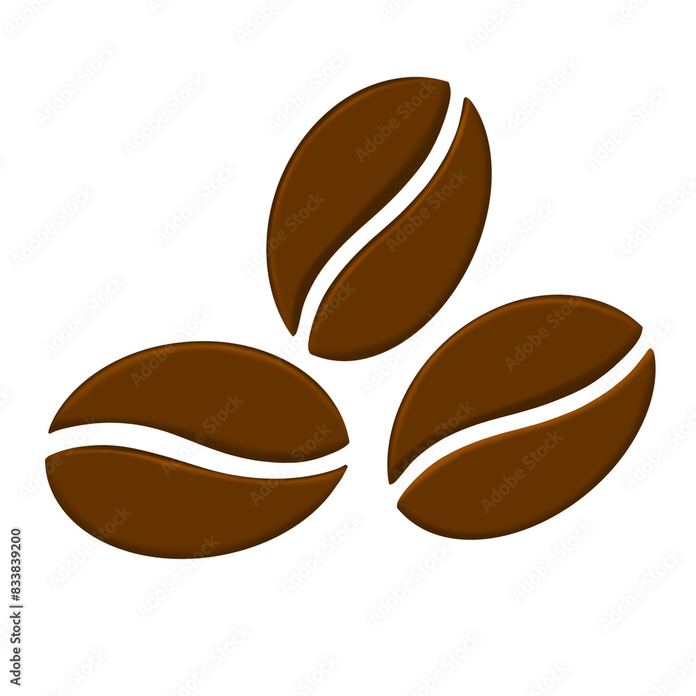 Obraz premium beans on transparent background