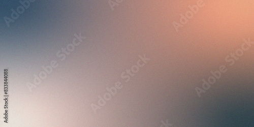 Blue beige purple grainy gradient background. Blurred gradient summer poster banner design with rough, grain, and noise. Grainy glowing light and dark backdrop noise texture effect. 
