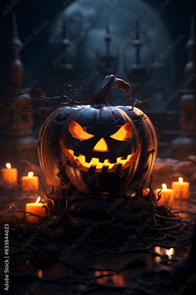 halloween pumpkin, generative ai halloween pumpkin, generative ai