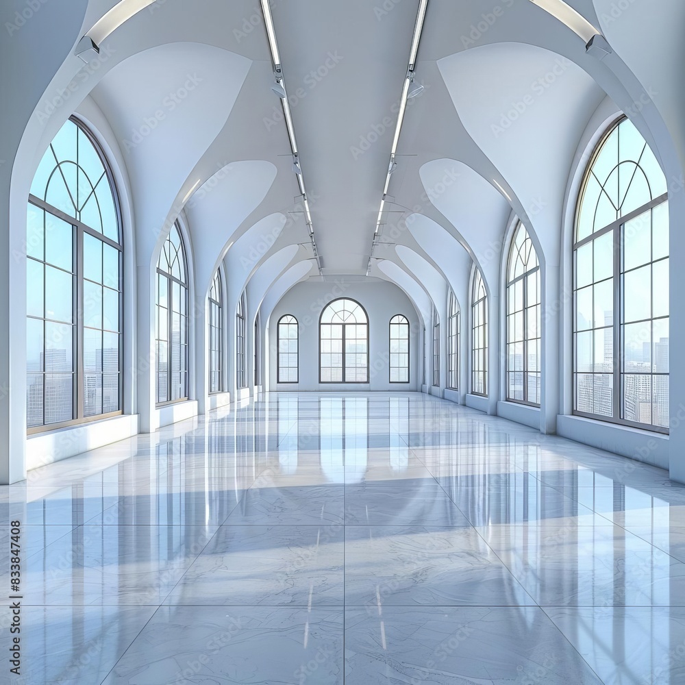 an empty office floor unfinished an empty office floor unfinished