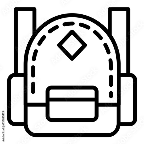 Vector Design Bagpack Icon Style