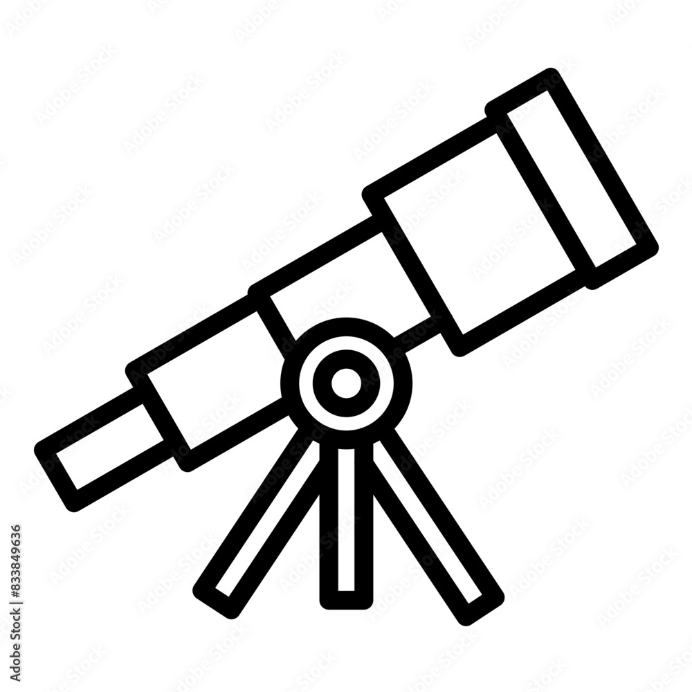 Vector Design Telescope Icon Style Vector Design Telescope Icon Style