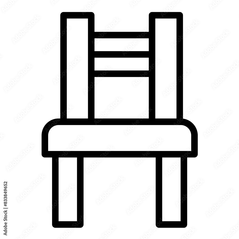 Vector Design Chair Icon Style Vector Design Chair Icon Style