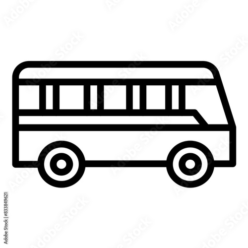 Vector Design School Bus Icon Style