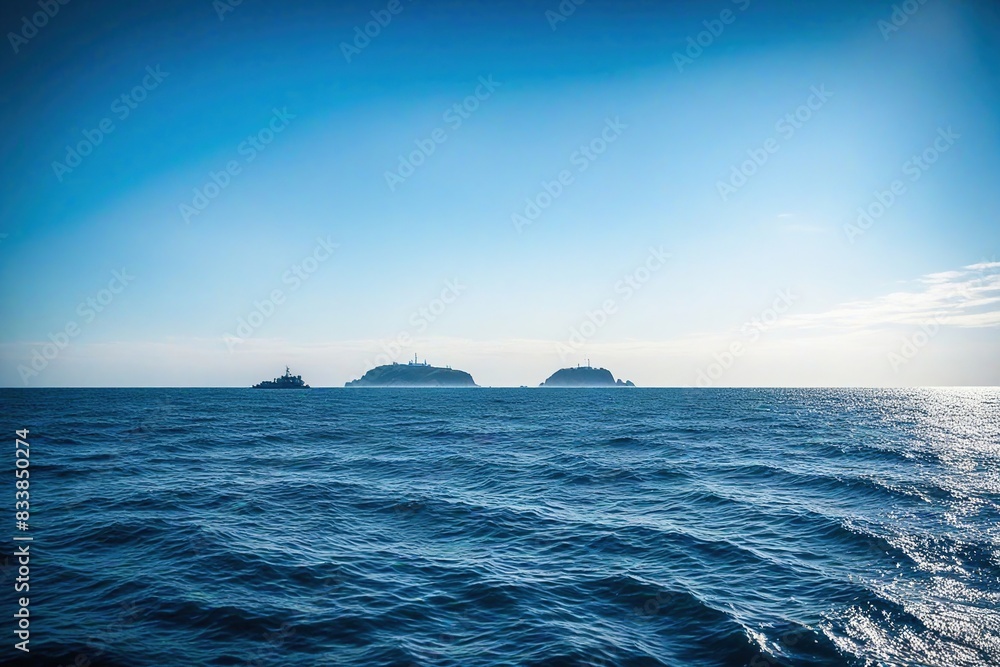 Obraz premium seascape with boat